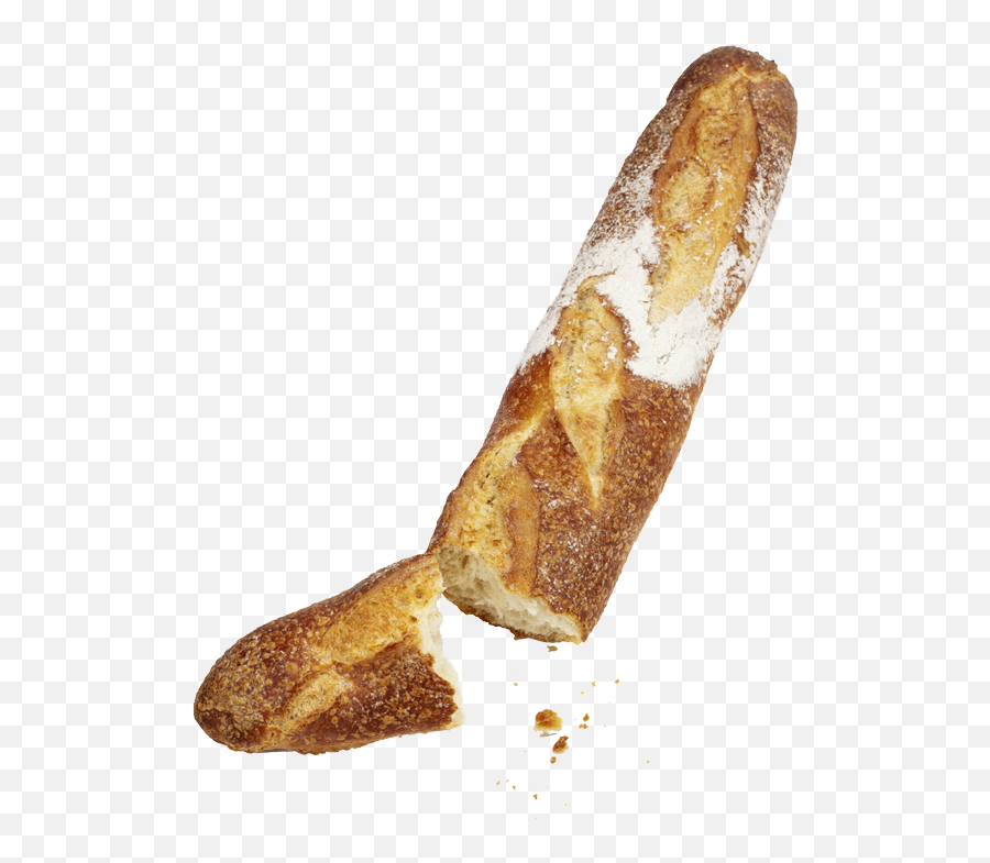 Baguette Broken In Half Transparent Png - Baguette Broken In Half Emoji,Baguette Emoji