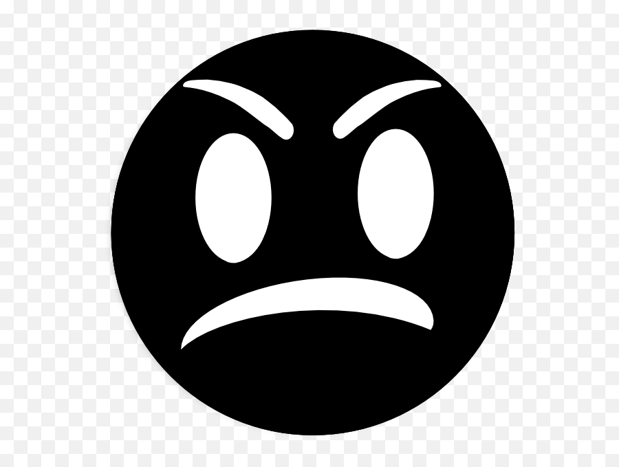 Angry Emoji Transparent Black - Clip Art Library Warren Street Tube Station,Angry Emoji