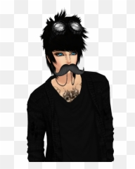 Free Imvu Stickers - Goth Subculture Emoji,Emoji Badges Imvu