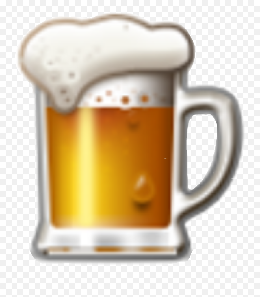 Beer Mug Sticker By Carol B - Bier Krug Emojy Emoji,Beer Mug Emoji Png