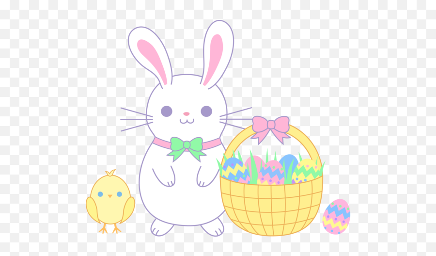 16 Easter Bunny Vector Art Free Images - Cute Easter Bunny Cartoon Easter Bunny And Chick Emoji,Easter Animated Emoji