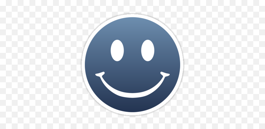 Smiley Face Blue By Buud Clipart Panda - Free Clipart Images Happy Emoji,Panda Face Emoticon