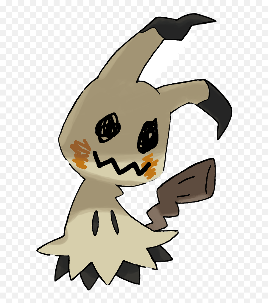 Mimikyu Pokemon Sticker - Mimikyu Png Transparent Emoji,Mimikyu Emoji