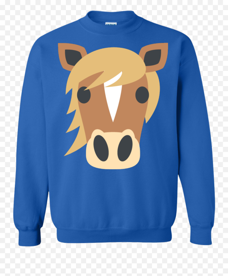 Horse Face Emoji Sweatshirt - Vampire Diaries Hoodie Cast,Emoji Crewneck Sweater