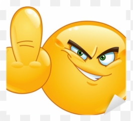 Middle Finger Emoticon Sticker U2022 Pixers U2022 We Live To Change - Middle Finger Symbol Emoji,Finger Pointing Emoticon