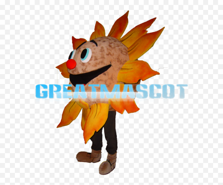 Adult Cartoon Sunflower Mascot Costume - Mascot Emoji,Adult Emoticon Graphics