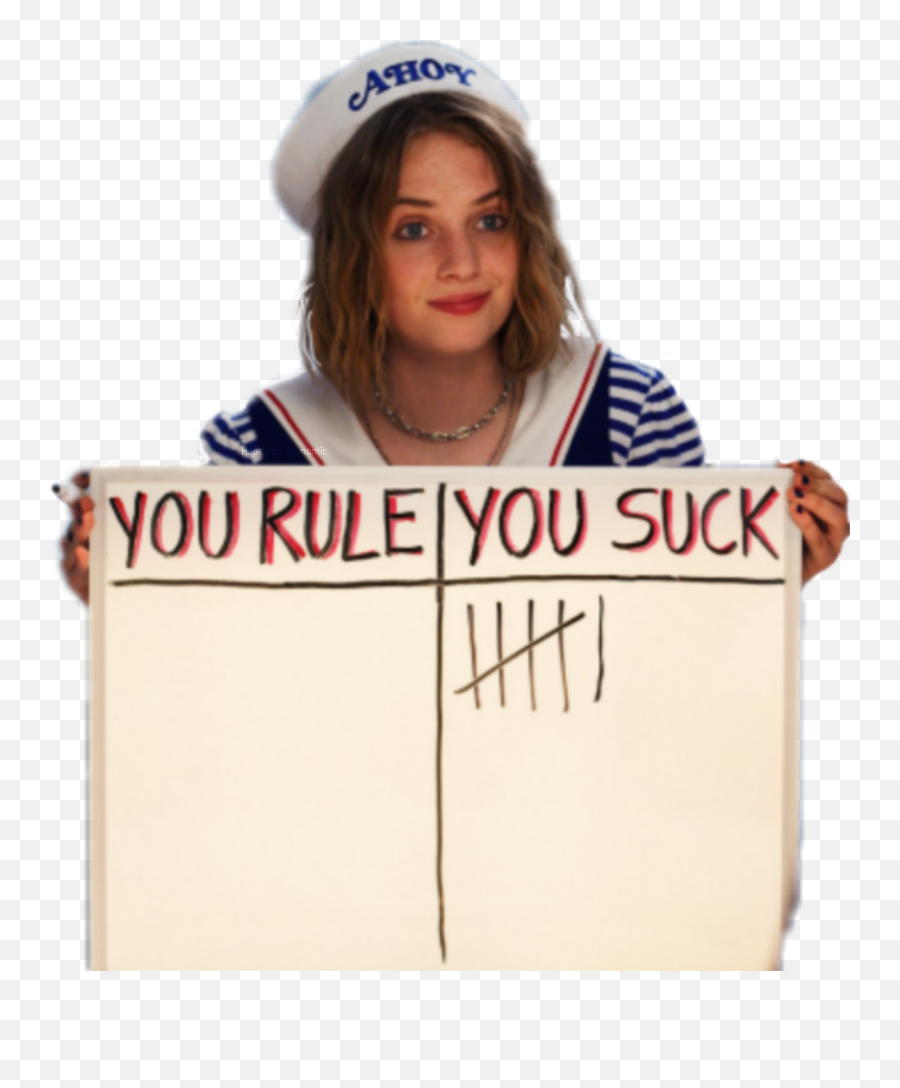 Robin Mayahawk Maya Hawke Sticker - Stranger Things 3 Robin Meme Emoji,Strangere Things Emojis