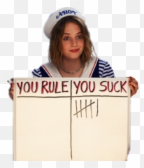 Robin Mayahawk Maya Hawke Sticker - Stranger Things 3 Robin Meme Emoji,Strangere Things Emojis