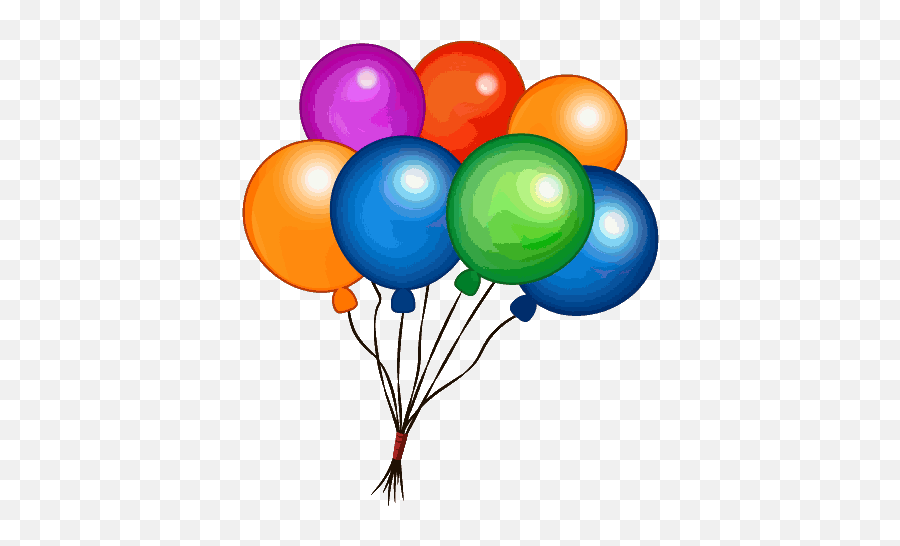 Gif Balloons For Birthday Or Other Celebrations 60 Gifs - Boy Happy 4th Birthday Emoji,Happy Birthday Gif Emoticons For Whatsapp