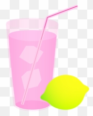 Lemon Clipart Strawberry Lemonade - Transparent Background Pink Lemonade Clipart Emoji,Strawberry And Lemonade Emojis