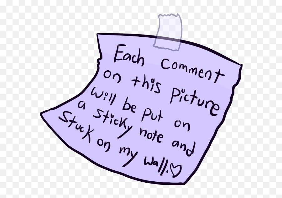 Sticky Note Meme - Every Comment On This Post Emoji,Swiggity Swooty Text Emoticon