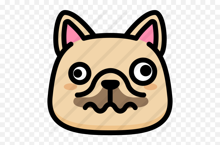 Dizzy - Free Animals Icons Evil French Bulldog Emoji,Bulldog Emojis
