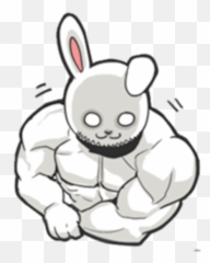 The Muscle Rabbit 2 By Binh Pham - Rabbo The Muscle Rabbit Emoji,Rabbit Emoticon