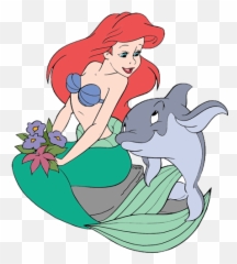 Mermaid Ariel Clip Art 4 - Ariel Dolphin Emoji,Little Mermaid Sketches Ariel Emotions