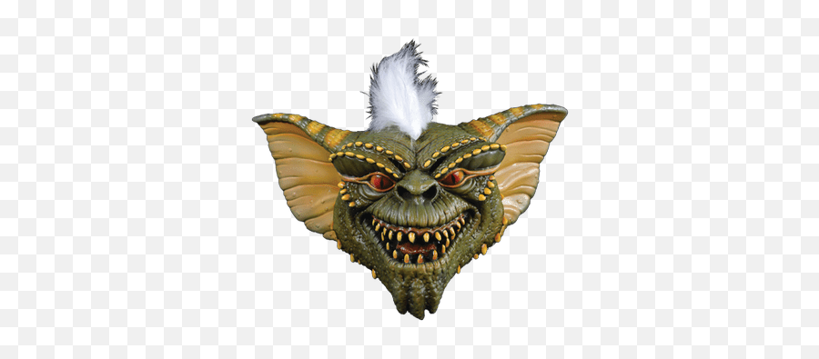 Gremlins Stripe Mask - Stripe Gremlins Face Emoji,Missing A Tooth Emoji