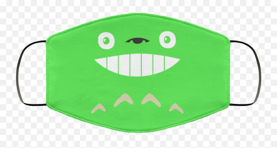 My Neighbor Totoro Face Mask Made In Usa - Cloth Face Mask Emoji,Father's Mask Emoticon