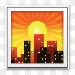 Emojis Emoji Emoji Grande - Emoji City,Sunset Emoji