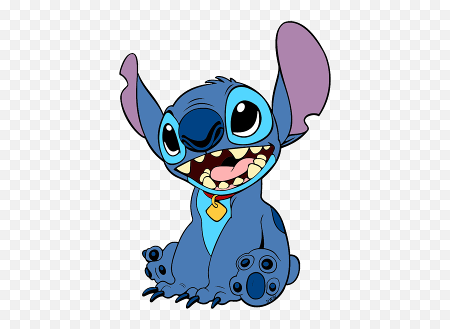 Disney Lilo And Stitch Clipart Black - Stitch Disney Emoji,Disney's Stitch Emotions