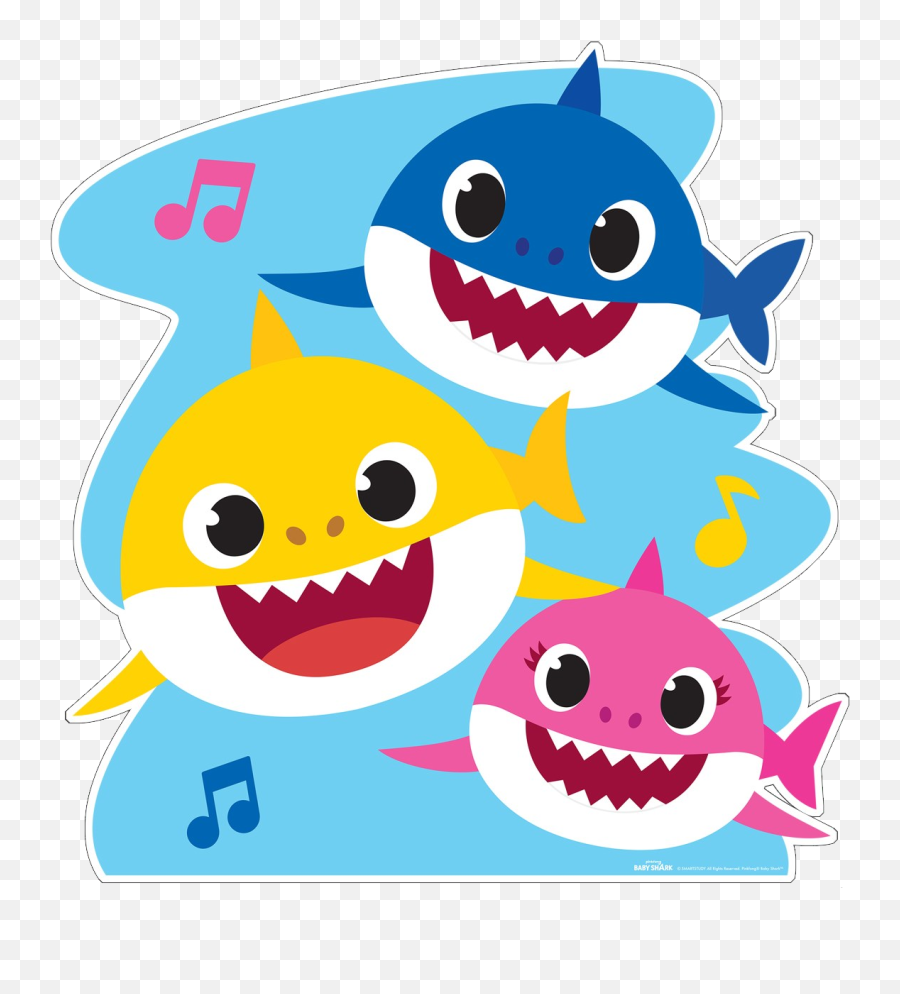 Baby Shark Music Fun Comics Picture Download Png Transparent - Kennedy Space Center Emoji,Why Is The Shark Facebook Emoticon Gone?