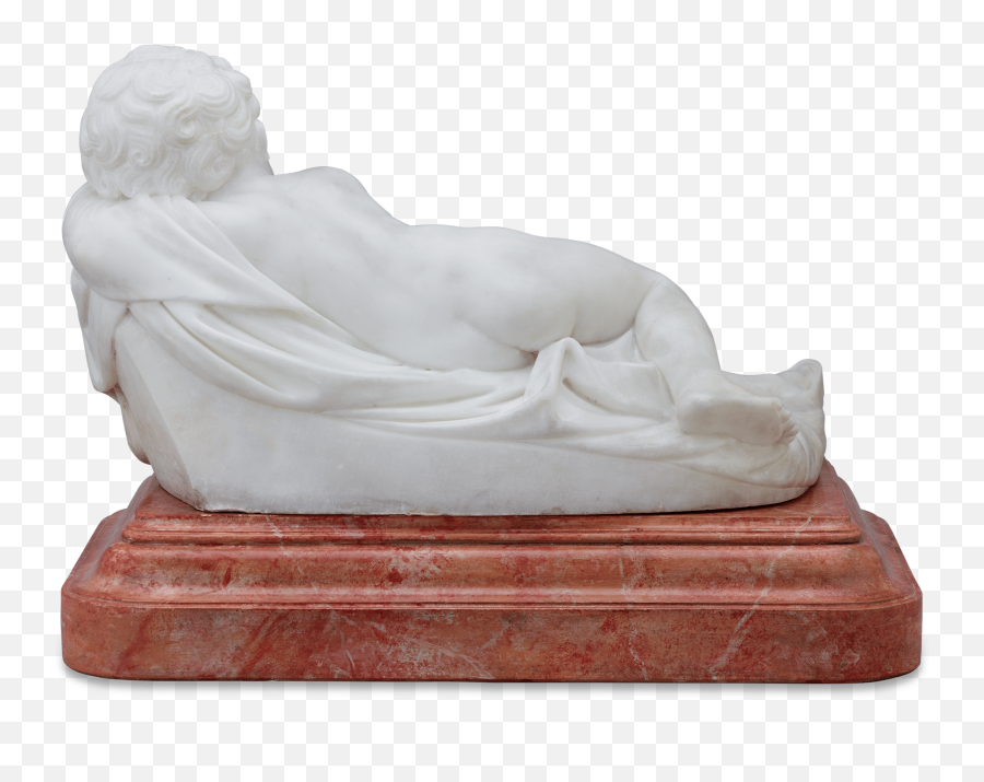 Sleeping Cupid Italian Marble - Classical Sculpture Emoji,Which Italian Sculpture Rendered The Human Emotion