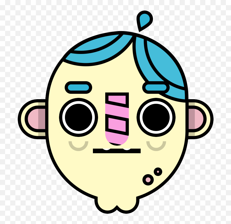 No U2013 Commercialgifs - Dot Emoji,Blushing Gif Emoticon