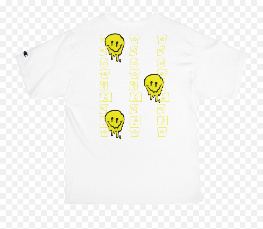 Lsd Hot X Champion T - Shirt U2013 Tstmnt Emoji,X: Meaning Emoticon