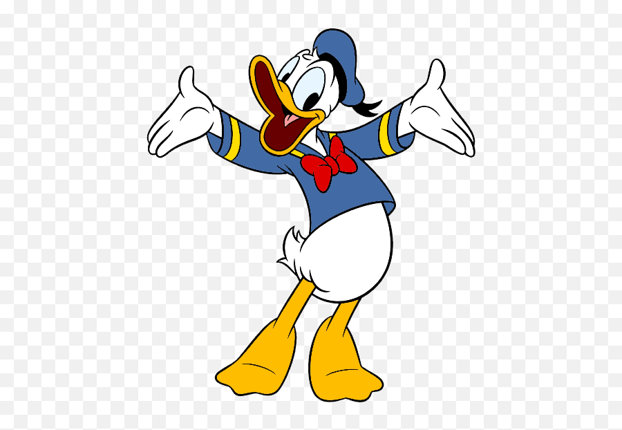 Donald Duck Clipart Free Clipart Images - Donald Duck Clipart Png Emoji,Donald Duck Emoji