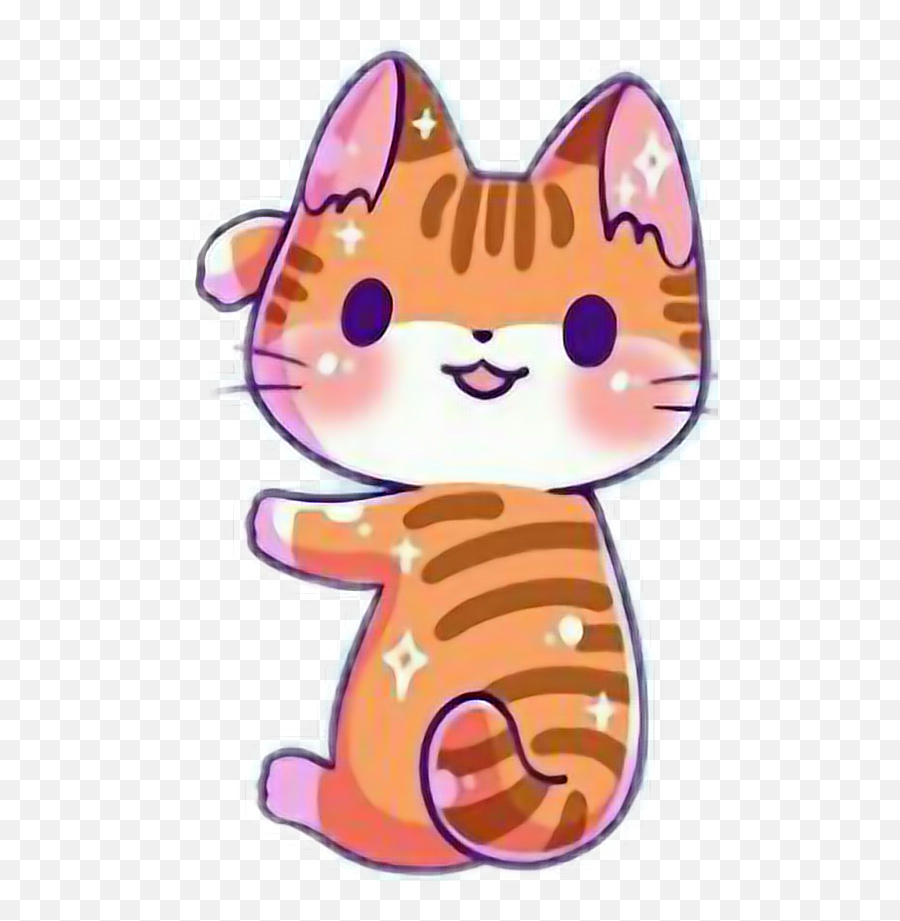 Kawaii Cute Cat Kitten Cats Catlove Report - Kawaii Cute Cat Emoji,Kawaii Cat Text Emoji
