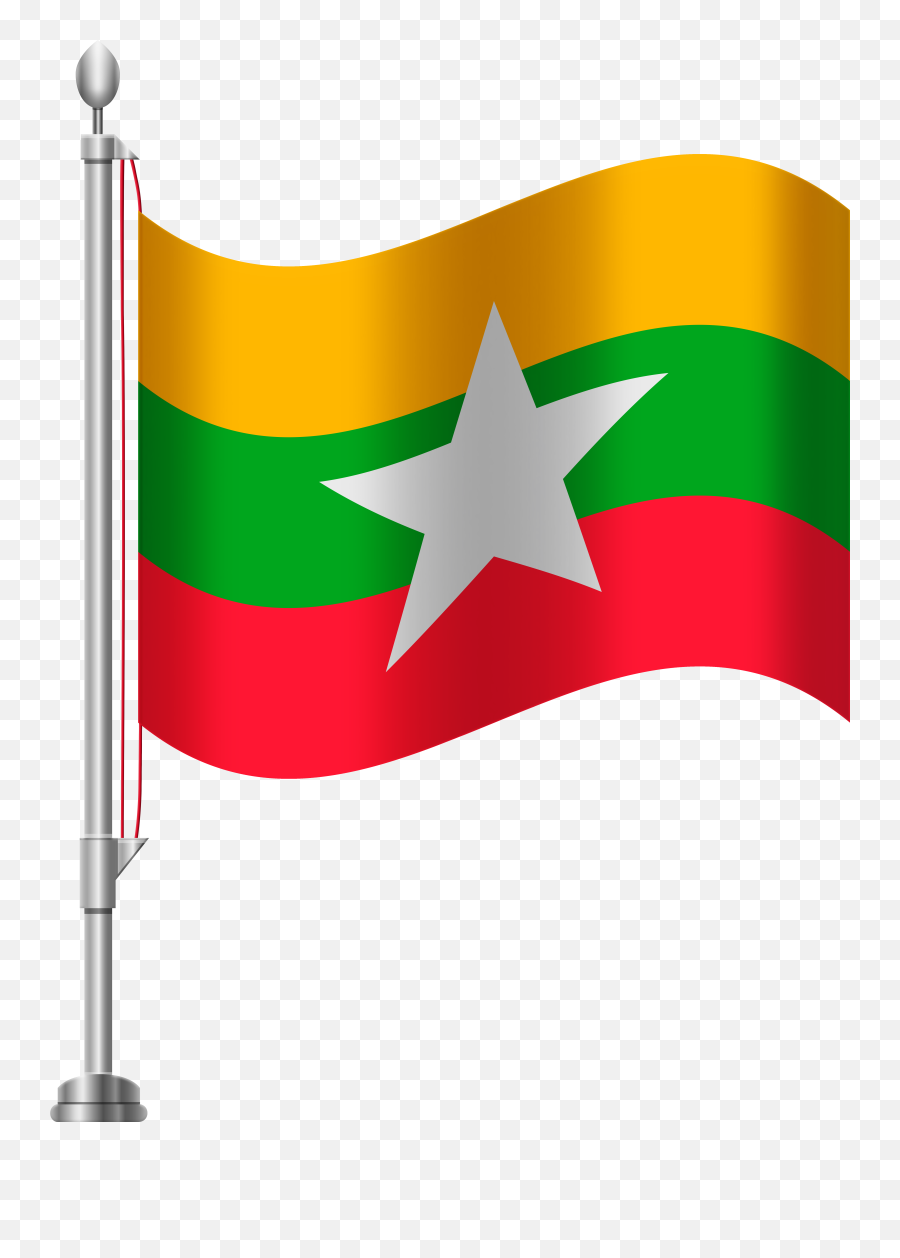 Myanmar Flag Png Clip Art Transparent - Myanmar Flag Logo Png Emoji,Myanmar Flag Emoji