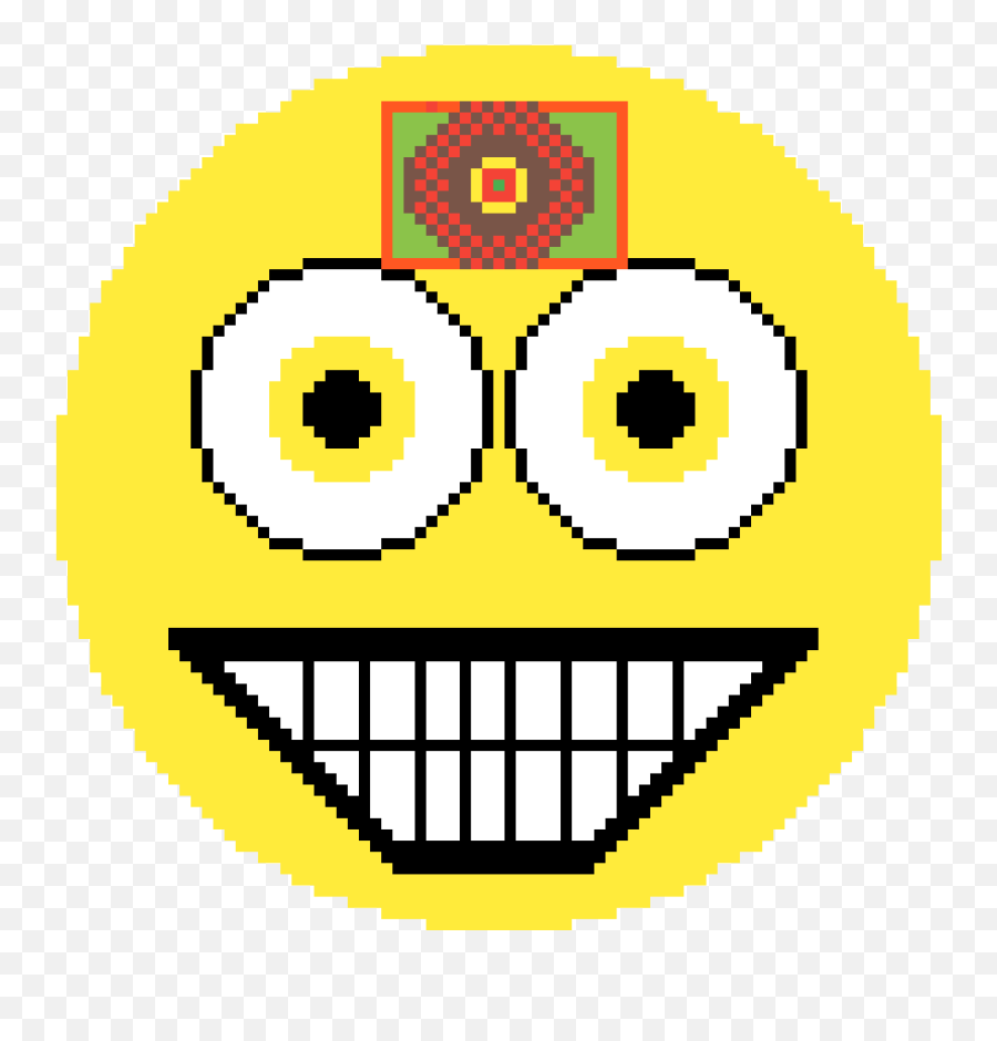 Pixilart - Creepy Smile By Anonymous Emoji,Weird Smile Emoticon