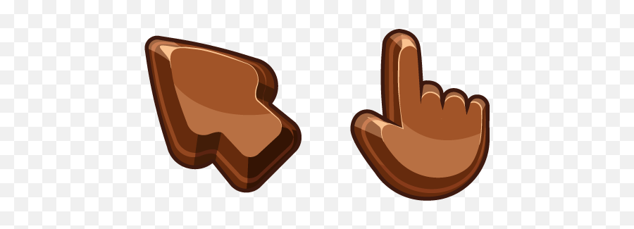 Materials Chocolate Cursor U2013 Custom Cursor Browser Extension Emoji,Chococalte Emoji