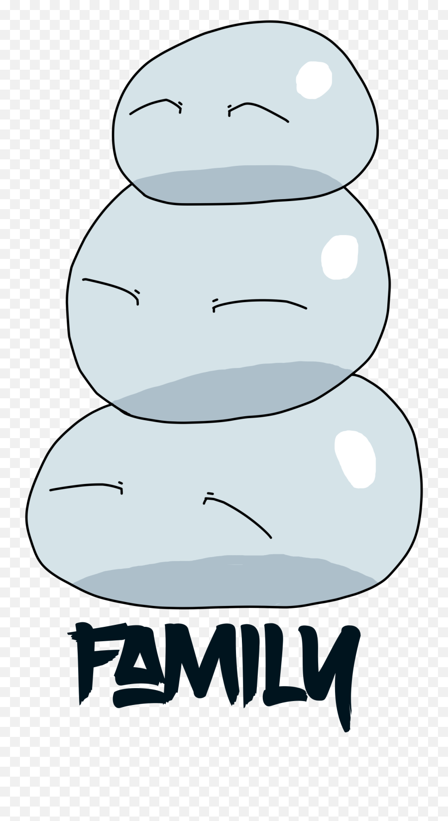 Stacking Slime Family - Tensei Shitara Slime Datta Ken Emoji,Emotion Clannad