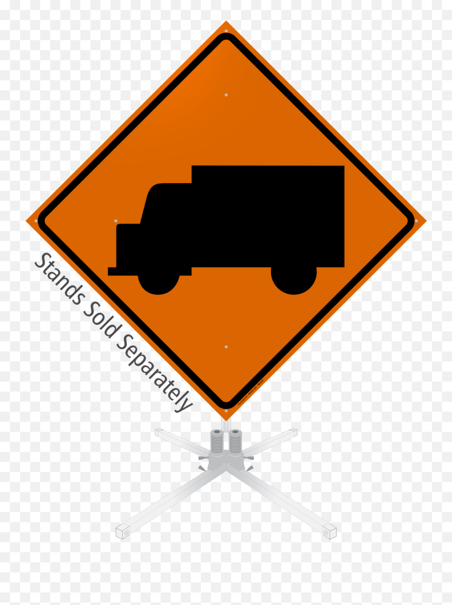 Truck Symbol Roll - Up Sign Sku Wm0094 Emoji,Highway Emoji