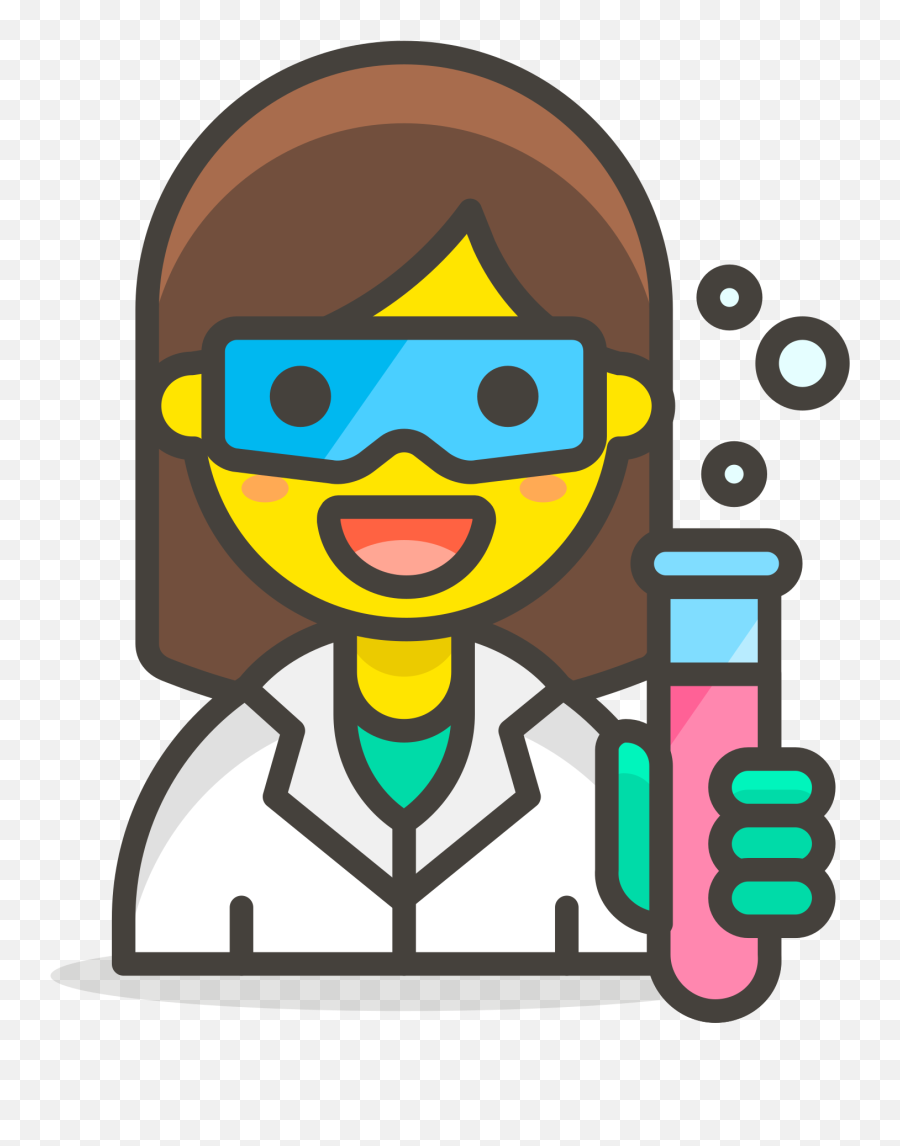Scientist Icon - Female Scientist Icon Png Emoji,Mad Scientist Emoji