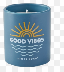 Accessories Good Vibes Sun U0026 Sea Soy Candle Life Is Good - Good Vibes Candles Emoji,Sun Bird Emoji