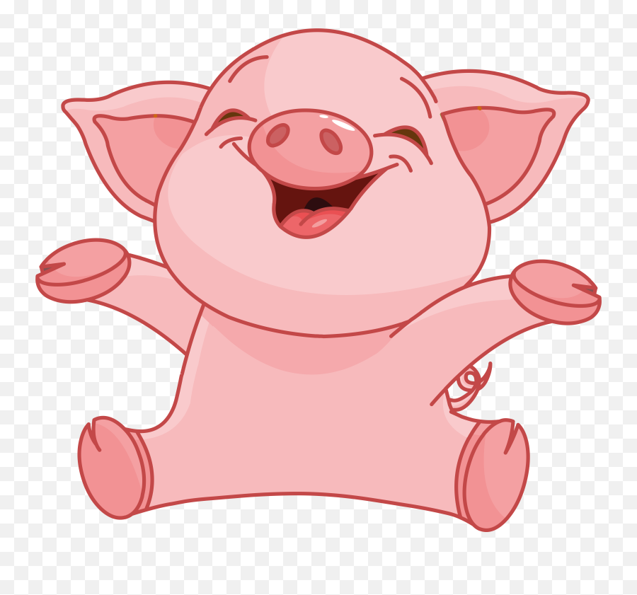 Download Royalty - Free Domestic Cartoon Pig Free Clipart Hq Emoji,Piggy Emoticons