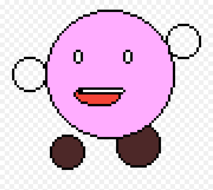 Pixilart - Kirby By Stevebutsanta Dot Emoji,Santa Emoticon