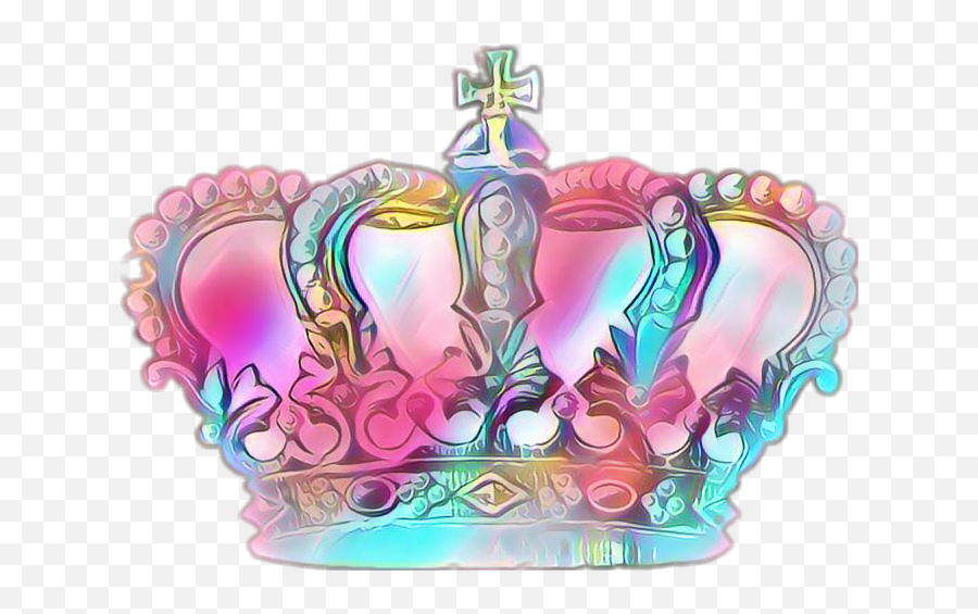Crown Pretty Stickers Sticker By Elizabeth - Decorative Emoji,Colorful Emotions