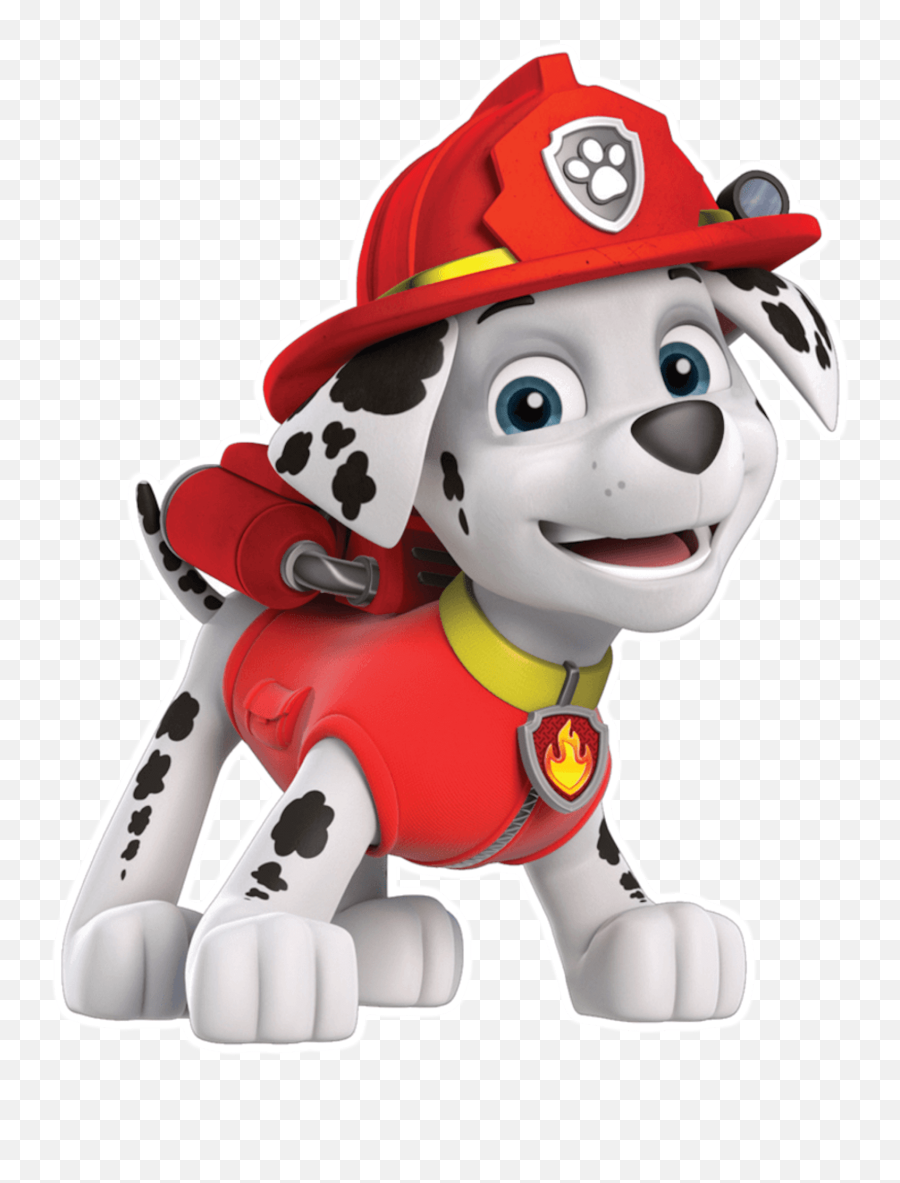 Marshall Smile Paw Patrol Clipart Png - Marshall Paw Patrol Png Emoji,Paw Patrol Emoji