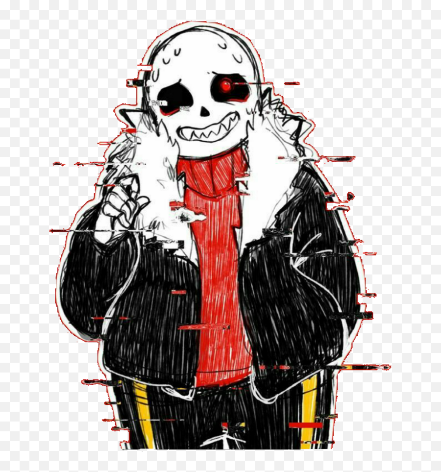 Underfell Sans Red Underfellsans Smile Black - Fell Sans Creepy Emoji,Undertale Sans Emoji