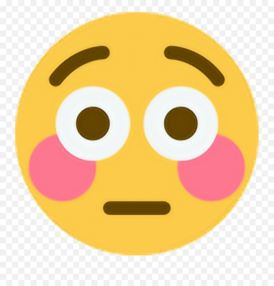 Shocked - Flushed Emoji,Emoji Expression Meme