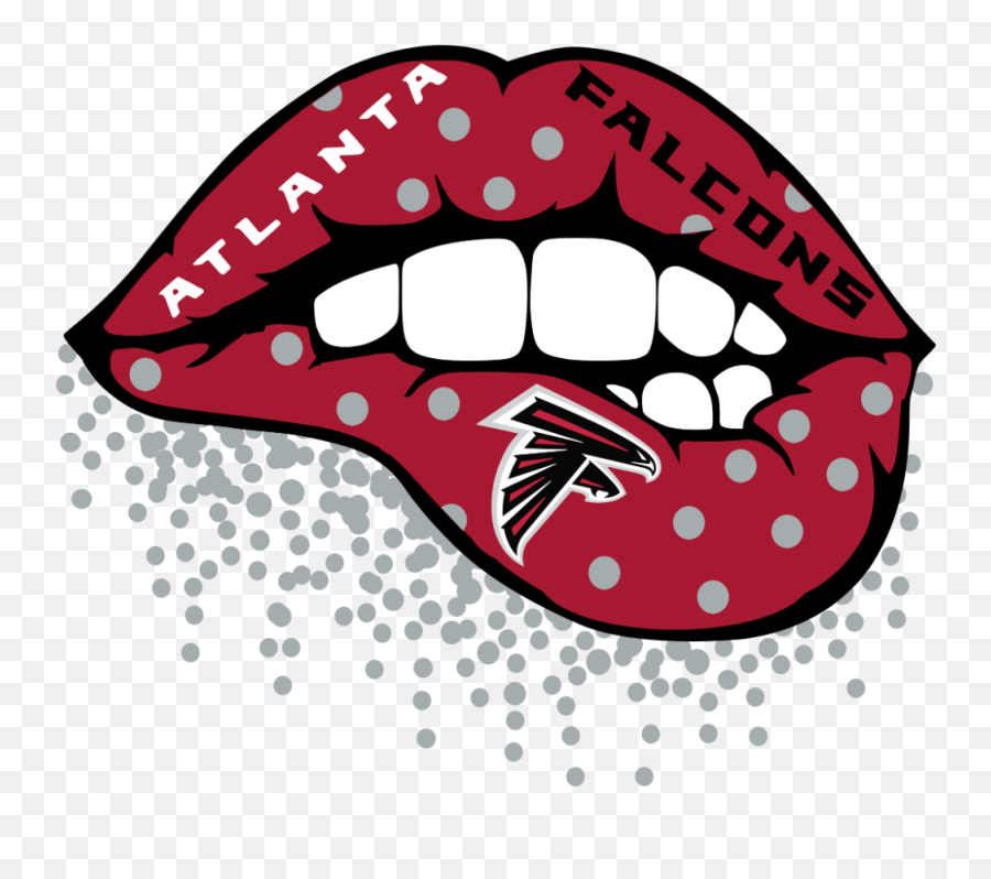 Atlanta Falcons Emoji - Chiefs Lips Svg Free,Seminoles Emoji