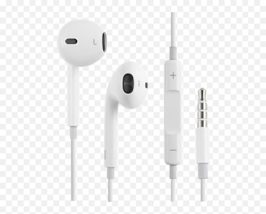 Iphone Headphones With Remote - Iphone Full Size Png Apple Headphones Emoji,Headphone Emoji Png