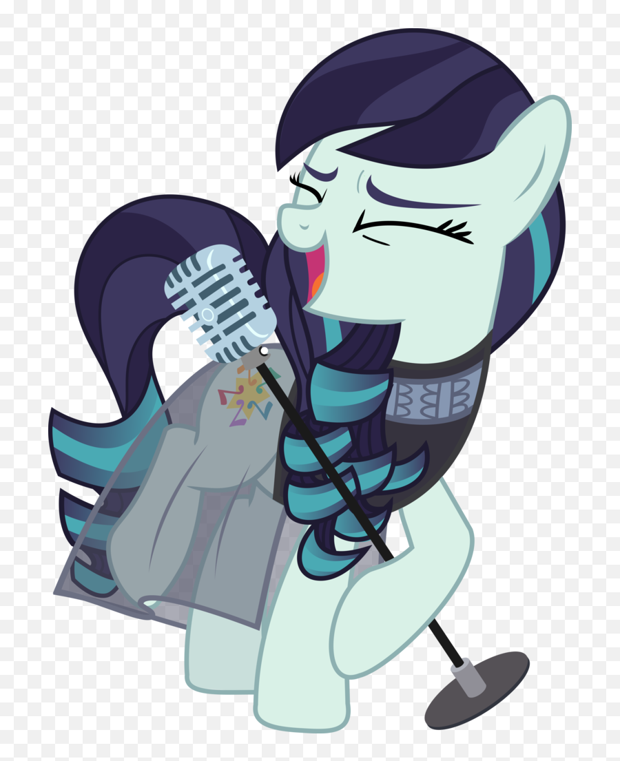 Singer Clipart Open Mic Singer Open Mic Transparent Free - Mlp Pony Base Singing Emoji,Mlp Base Emotions