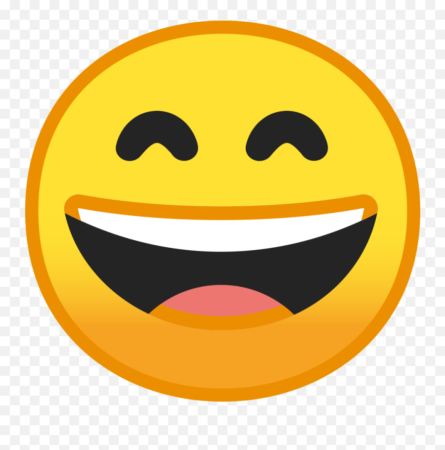 Grinning Face With Smiling Eyes Icon - Grinning Face With Smiling Eyes Emoji,Smiling Eyes Emoji