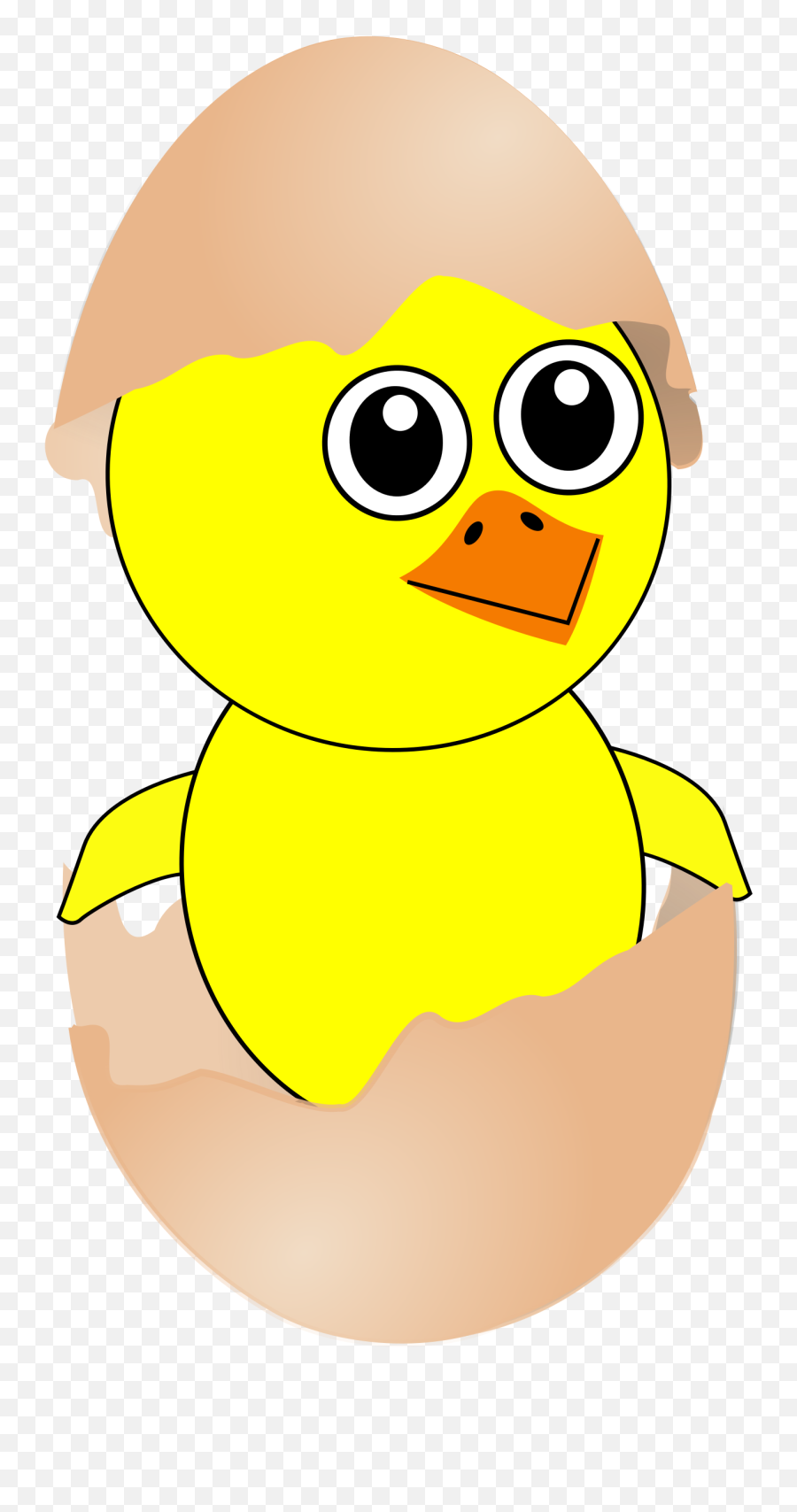 Easter Chick Cartoon Clipart - Clipartix Chick In Egg Clipart Emoji,Chicken Emoji Transparent