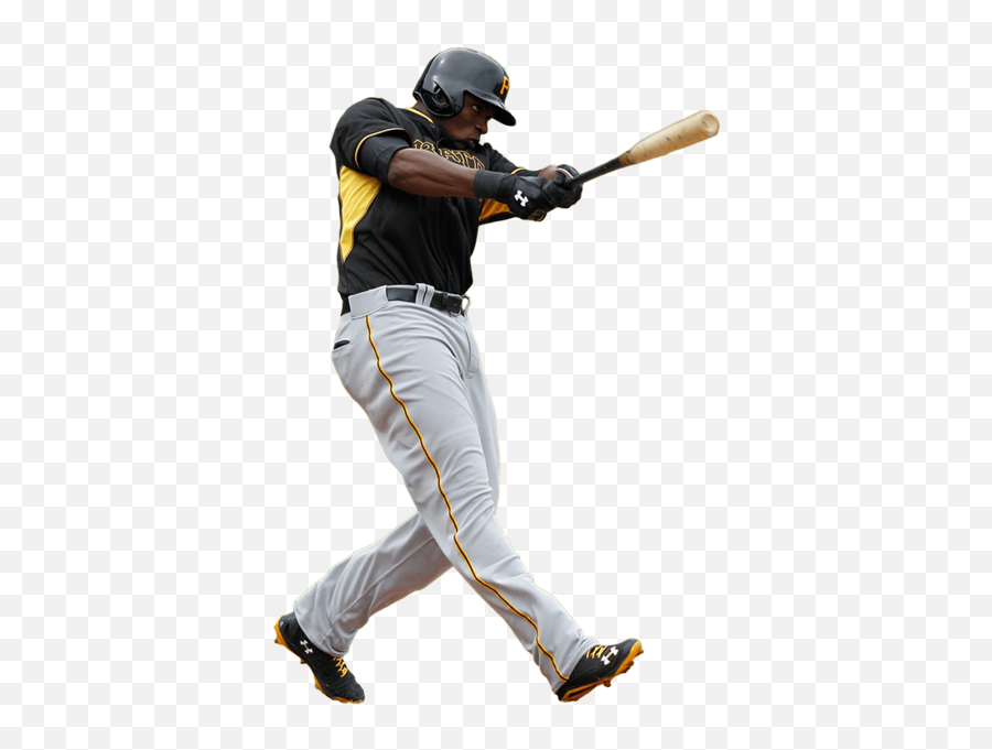 Baseball Player Swinging Bat - Baseball Player Swinging Bat Png Emoji,Lucille Baseball Bat Emojis