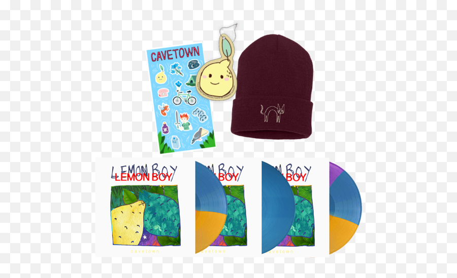 Lemon Boy Vinyl Boys Accessories Blue And Purple Boys - Toque Emoji,Weirded Emojis