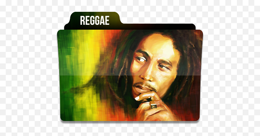 Reggae Music Folder Folders 1 Free - Art Bob Marley Emoji,Reggae Emoticon Transparent