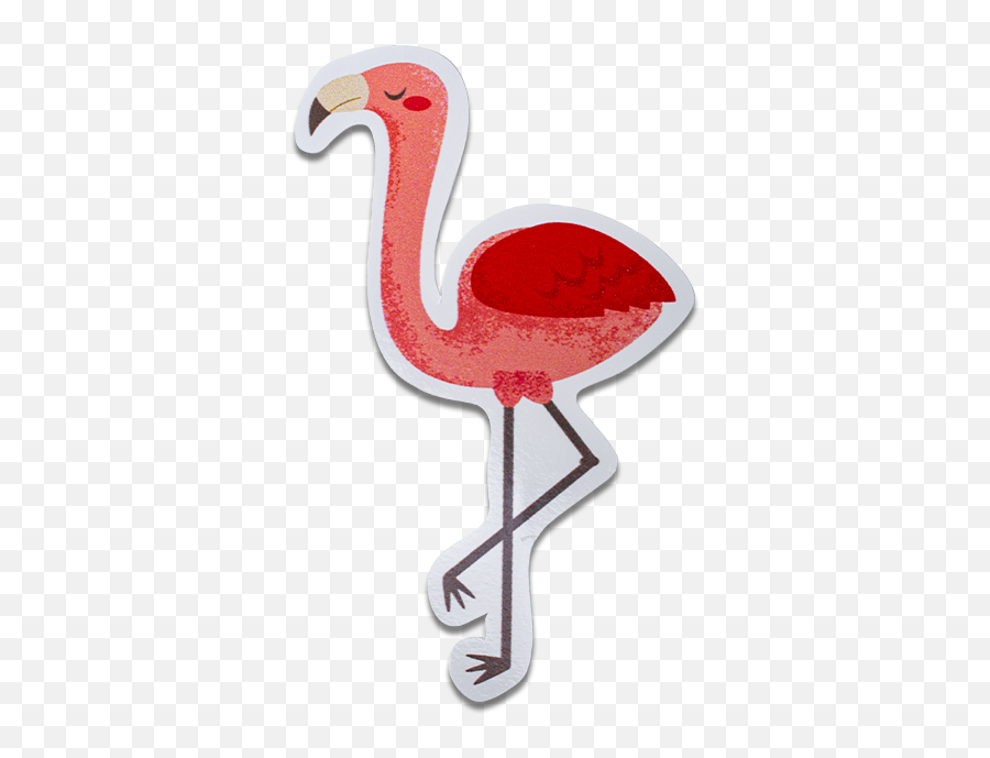 Glossy Stickers - Animal Figure Emoji,Flamongo Emoji